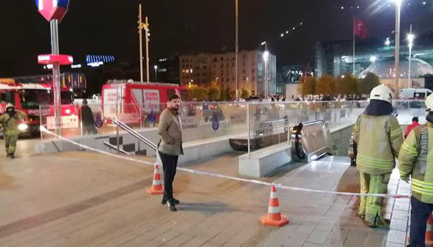 Taksim Metro İstasyonunda raylara atlayan kişi öldü