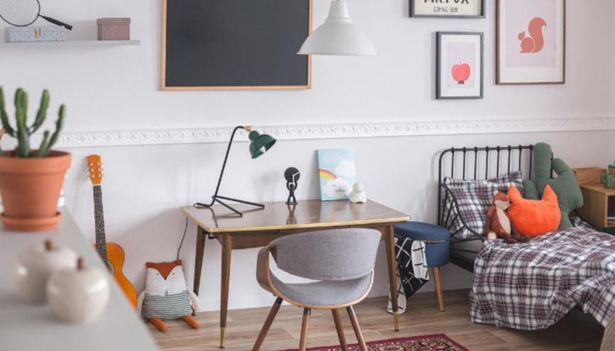 Uzaktan eğitimde çalışma odası için dekorasyon önerileri