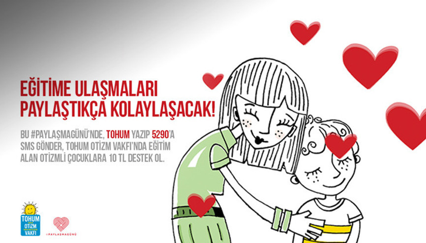 Otizmli çocukların eğitime ulaşmaları paylaştıkça çoğalacak