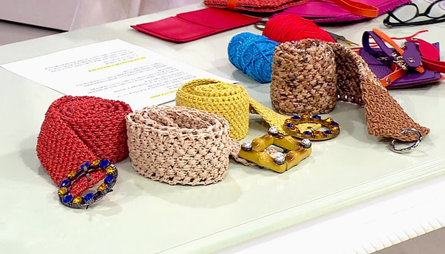 Tığ işi hasır kemer ve cüzdan yapımı