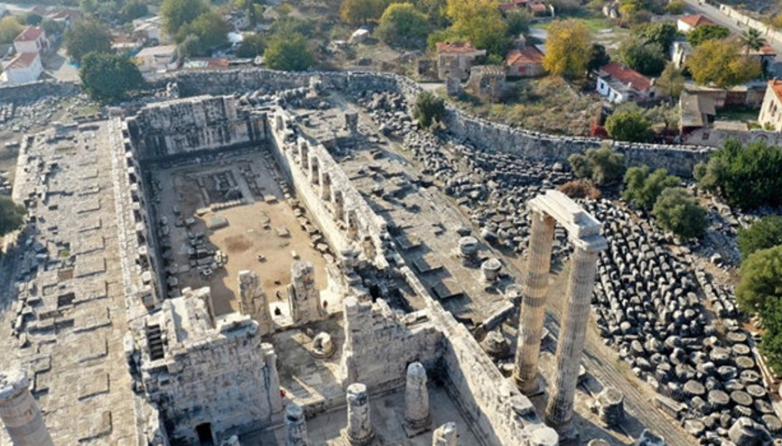 Didim Apollon Tapınağındaki su sızıntısı sorunu çözüldü