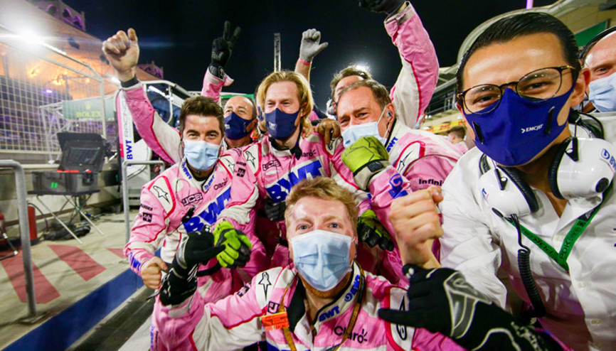 Perez, Sakhir Grand Prixsinde F1 kariyerinin ilk birinciliğini kazandı Mercedesten büyük hata...