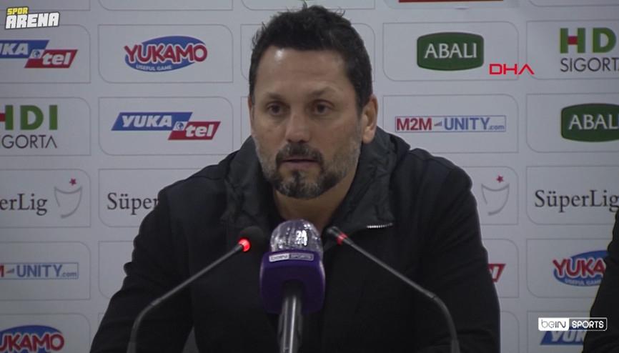 Erol Bulut, Yukatel Denizlispor u 2-0 mağlup  ettikleri maçın ardından açıklamalarda bulundu