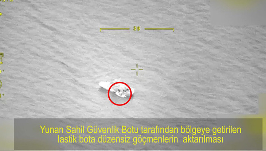 Görüntüler ortaya çıktı... Yunanistandan skandal hareket