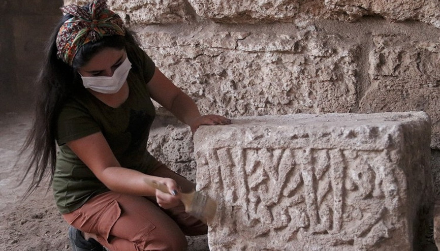 Antik Harran Ören Yerindeki eserlerin müzeye hassas yolculuğu