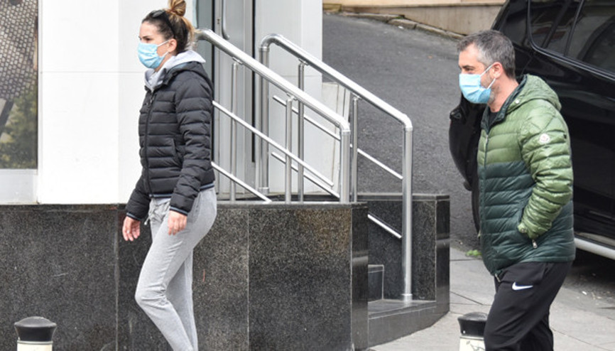 Karantina kaçakları Tuğba Özerkin panik anları...