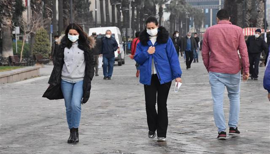 İzmirde kalabalık caddelere girişler kontrollü yapılacak... İlk uygulama Karşıyakada başladı