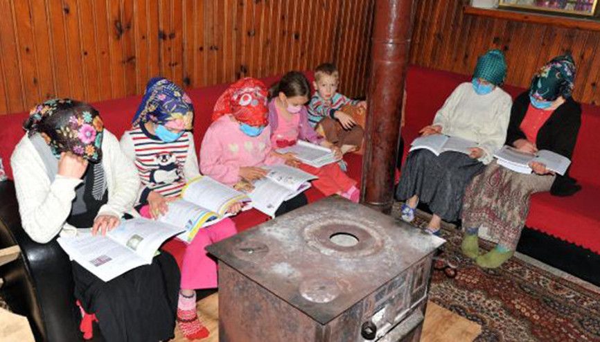 7 kardeşin uzaktan eğitim azmi