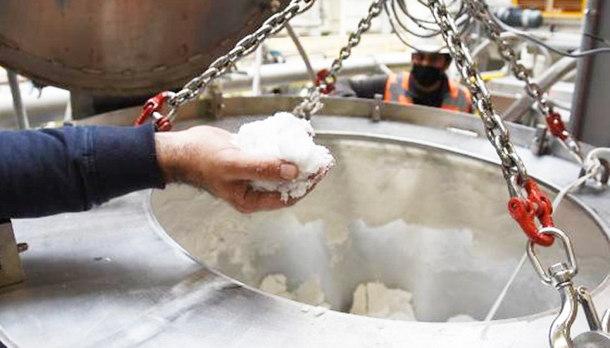 Türkiyede ilk kez lityum karbonat üretimine başlandı Türkiyede ilk kez lityum karbonat üretimine başlandı