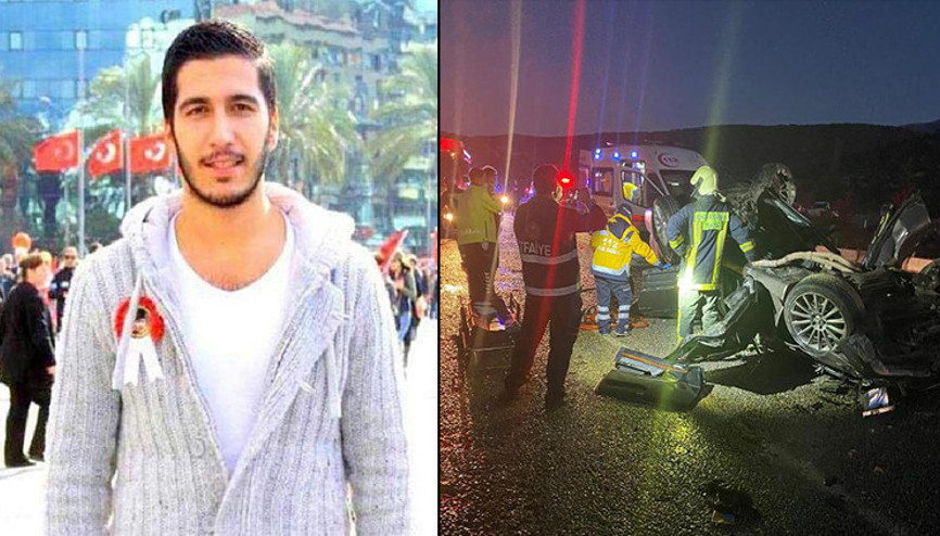 Otomobil devrildi; Armağan öldü, 4 arkadaşı yaralı