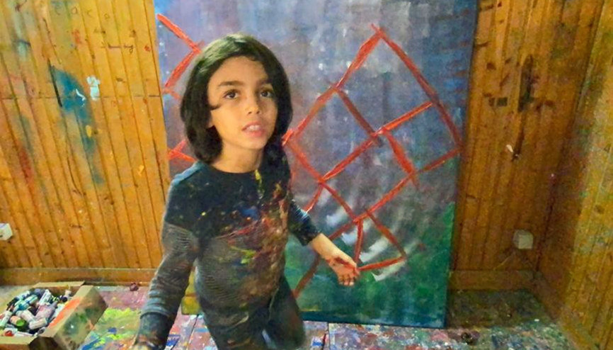 Minik Picasso İzmir için çalıştı