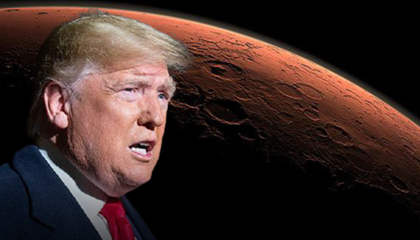 Son dakika...Başkan Trumptan giderayak çarpıcı Mars açıklaması