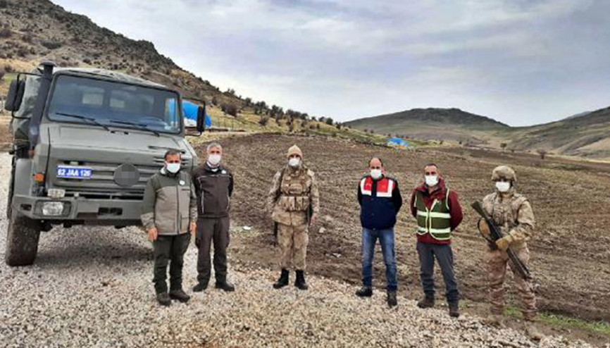 Kısıtlamayı ihlal edip, ava çıkan 2 kişiye para cezası