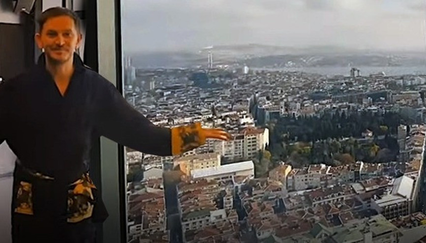 Ünlü müzisyen evinin kapılarını açtı: Kuş bakışı İstanbul
