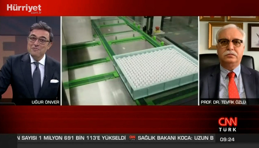 Prof. Dr. Tevfik Özlü: Oxford aşısı yakın zamanda Türkiyeye gelecek