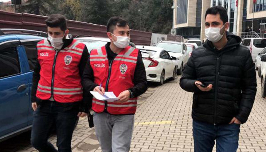 Karantinayı ihlal eden avukat, adliye girişinde HES koduyla tespit edildi