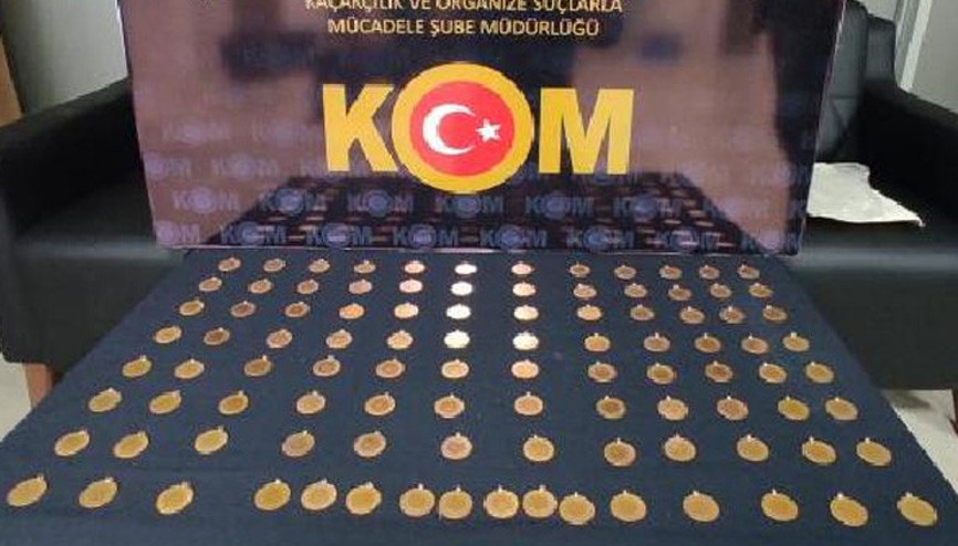 Şanlıurfa’da 100 sahte cumhuriyet altını ele geçirildi