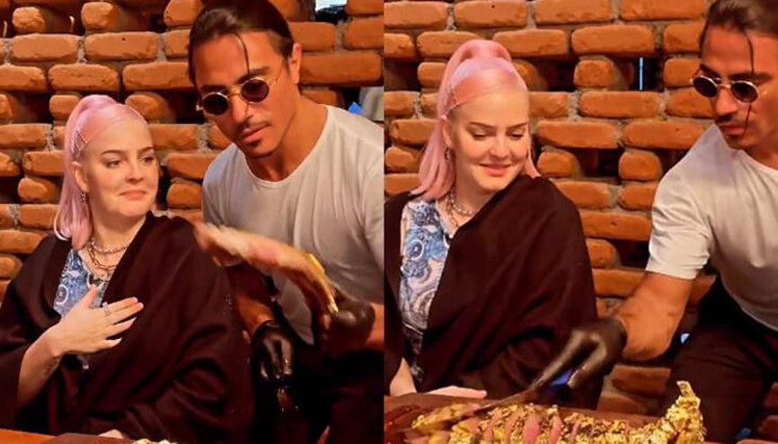 Nusret, Anne Marie’yi tanımadı işte o anlar...
