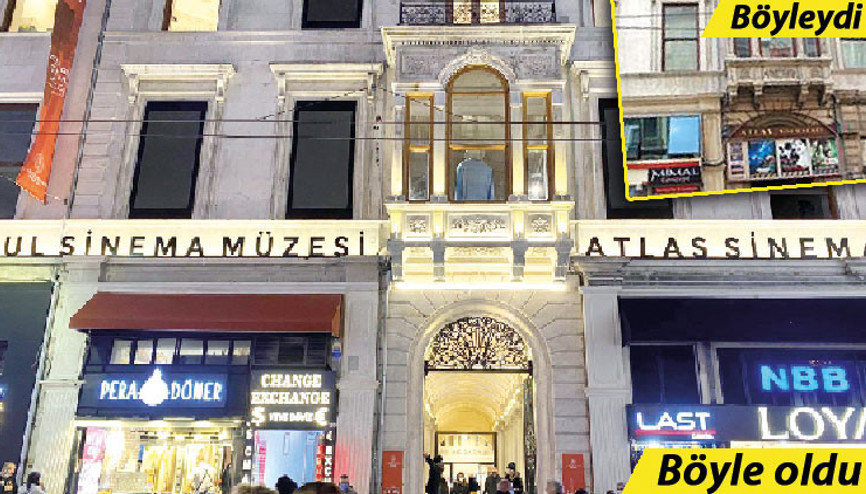 İki yıl önce restorasyona alınmıştı Atlas Sineması gün sayıyor