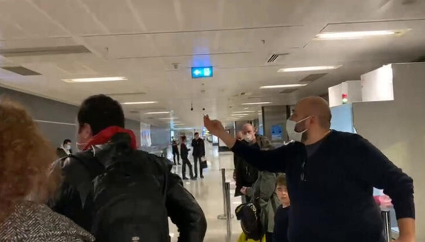 Sabiha Gökçen Havalimanı’nda yolcular ile görevliler arasında korona testi tartışması