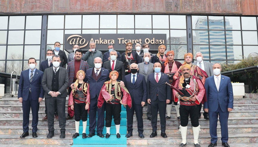 Ankara’nın değişimi taşlara resmedildi