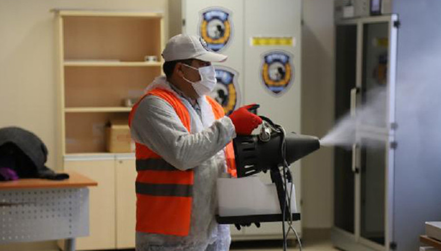 Kartal’da 11 milyon metrekare kapalı alan dezenfekte edildi