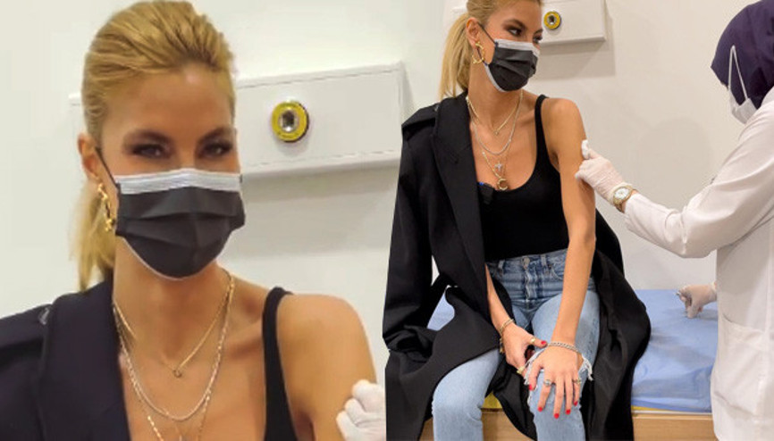 Koronavirüs aşısı olan Çağla Şıkel ilk izlenimlerini anlattı