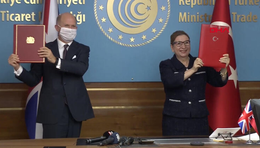 Türkiye ile İngiltere arasında Serbest Ticaret Anlaşması imzalandı Türkiye ile İngiltere arasında Serbest Ticaret Anlaşması imzalandı