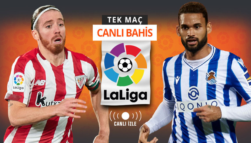 Son 6 lig maçında galibiyeti olmayan Sociedad, San Mamesde ne yapacak Bilbaonun iddaa oranı...