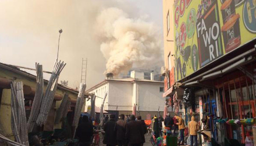 Iğdır Askerlik Şube Başkanlığında korkutan yangın