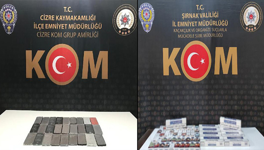 Şırnakta kaçakçılık operasyonu: 23 gözaltı