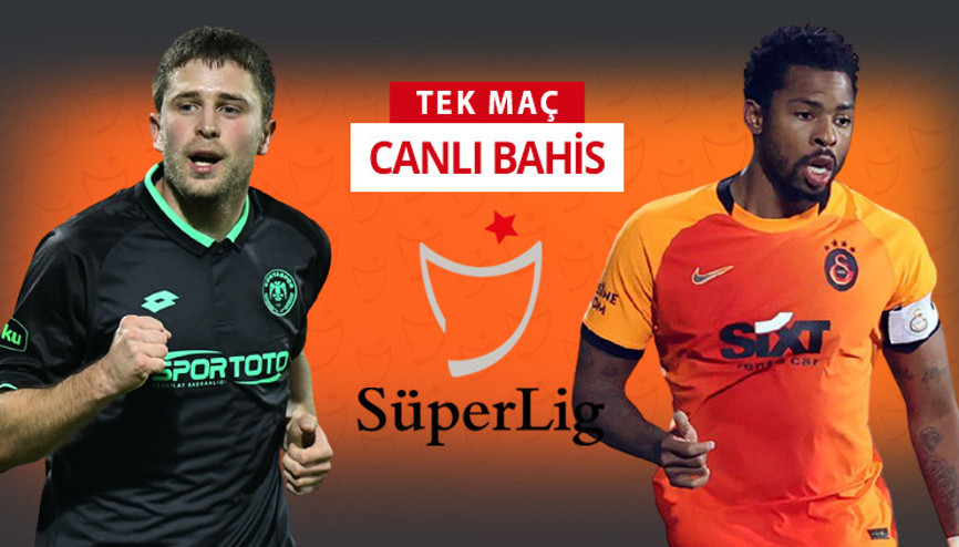 Konyasporda 8, Galatasarayda 7 eksik Maçın iddaada öne çıkan tahmini...