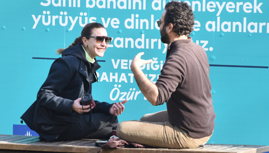 Ece Sükan okul arkadaşıyla buluştu