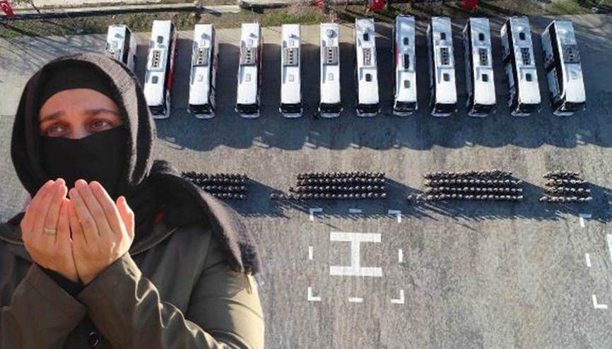 Jandarma komandolar Diyarbakırdan Suriyeye uğurlandı