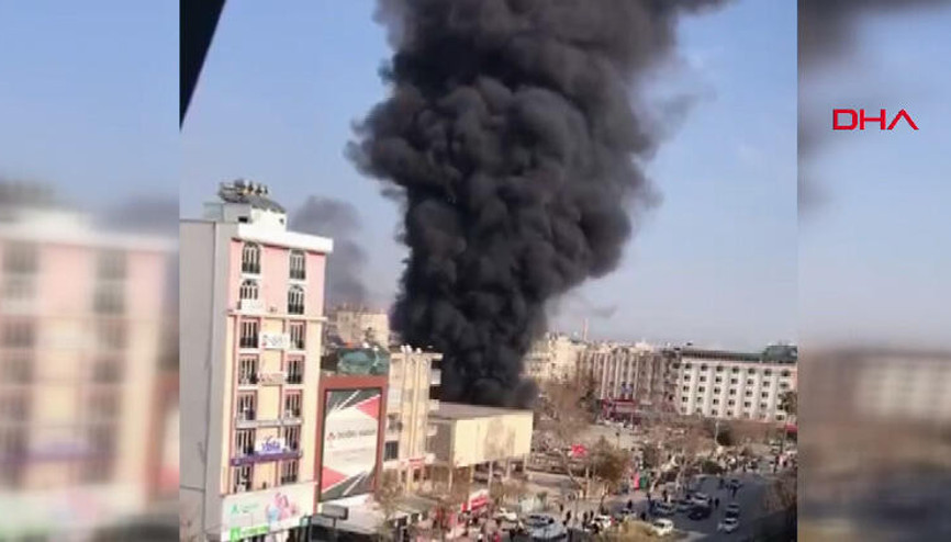 Adıyamanda yakıt tankeri patladı Olay yerinden ilk görüntüler