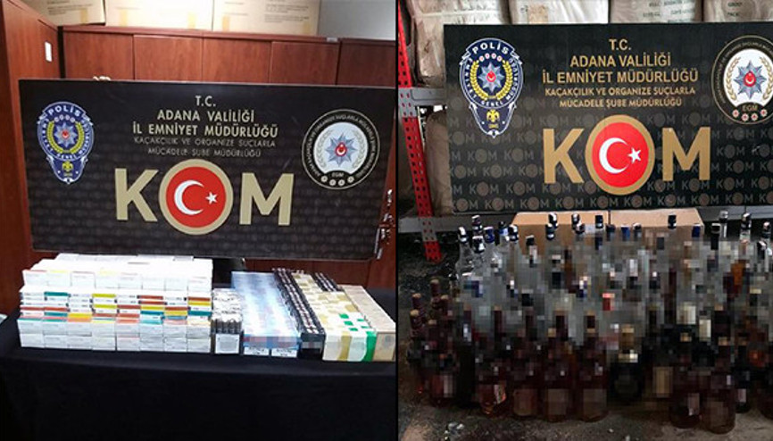 Adana’da kaçakçılık operasyonu: 4 gözaltı