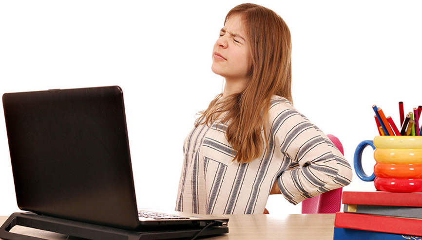 Duruş bozukluğu, ileride kronik kas iskelet rahatsızlıklarına neden olabilir Duruş bozukluğu, ileride kronik kas iskelet rahatsızlıklarına neden olabilir