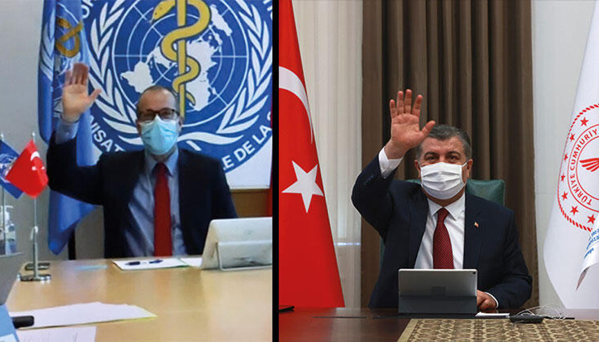 Bakan Koca, DSÖ Avrupa Bölge Direktörü Kluge ile görüştü