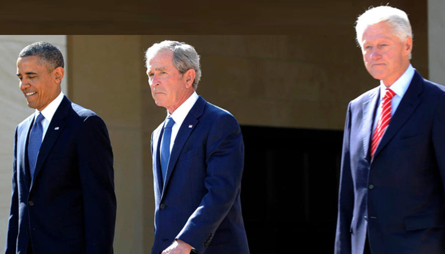 Bidena eski başkanlardan destek