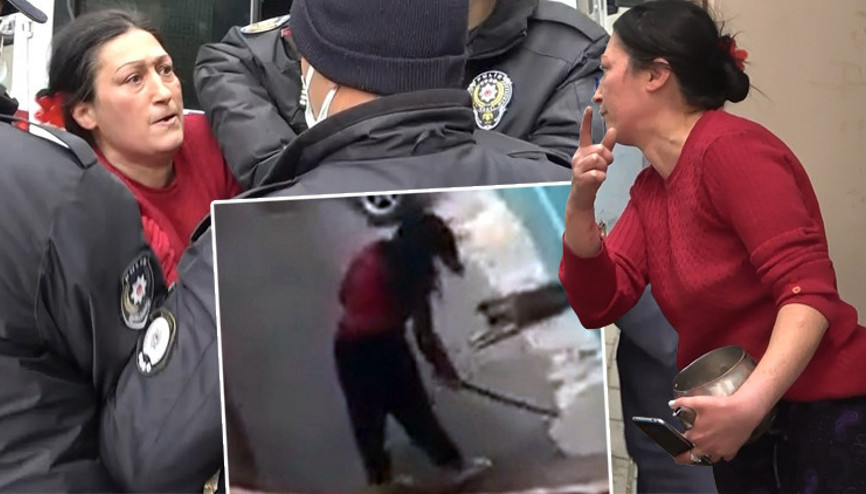 Çaydanlıkla polise sopayla mahalleliye saldırdı Kimse baş edemiyor...