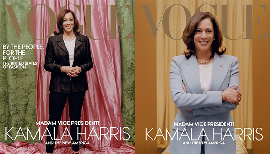 ABDnin ünlü moda dergisi Voguea Kamala Harris tepkisi