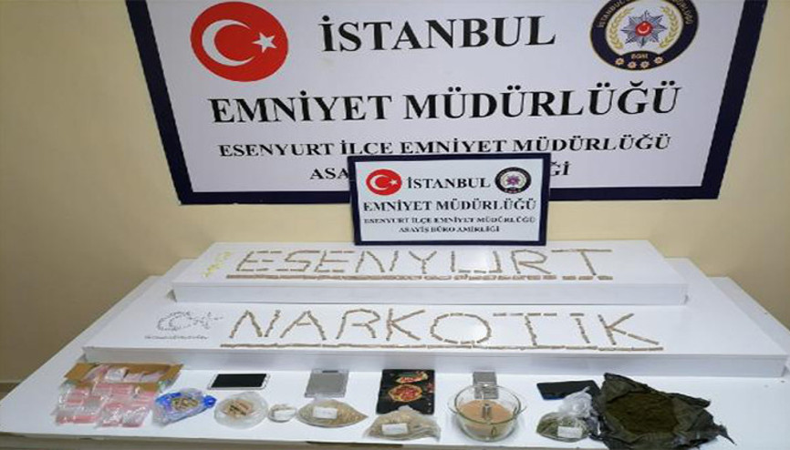 Esenyurtta uyuşturucu operasyonu