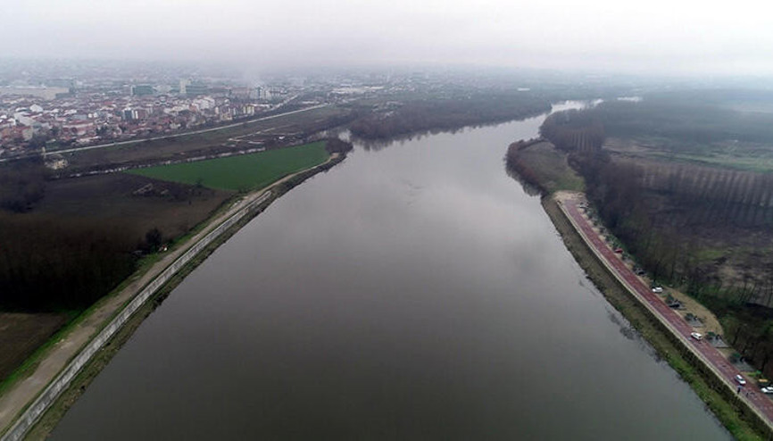 Şiddetli yağışlar nedeniyle Tunca Nehri için sarı alarm verildi