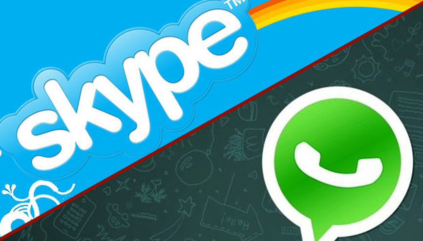 Microsoft: WhatsAppı bırak Skype kullan