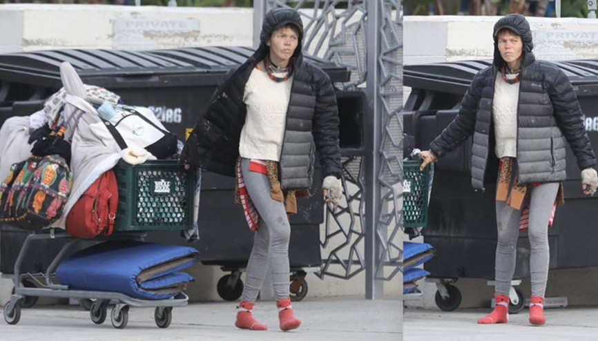 Bir zamanlar modeldi: Şimdi sokaklarda yaşıyor