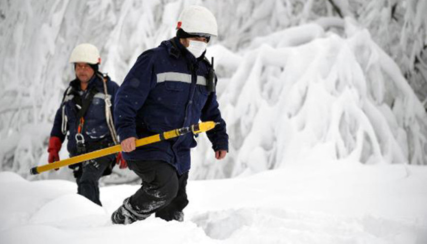 Uludağda elektrik ekiplerinin zorlu mesaisi