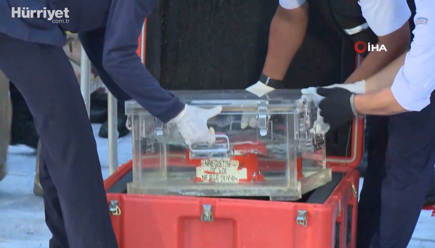 Endonezyada düşen uçağın uçuş bilgilerinin verilerine ulaşıldı