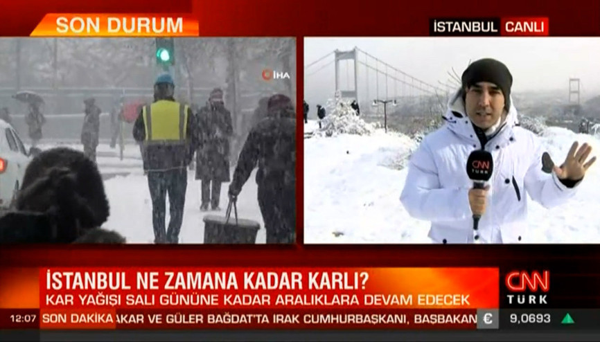 İstanbulda kar yağışında son durum... Bünyamin sürmeli açıkladı