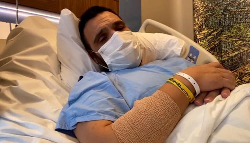 Kovid-19 nedeniyle 10 gün önce hastanelik olan Okan Karacandan güzel haber...