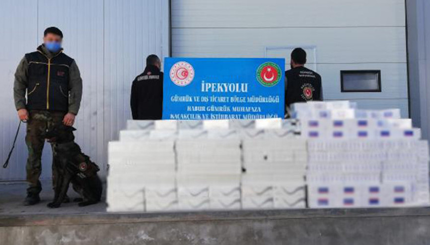 Habur Gümrük Kapısında 29 bin paket kaçak sigara ele geçirildi